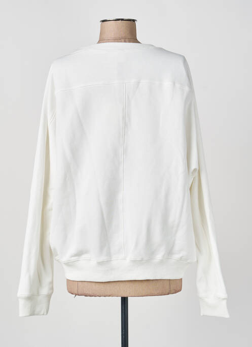 Sweat-shirt manches longues manches longues blanc ARTLOVE femme