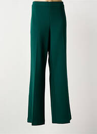 Pantalon flare taille élastique taille haute vert JOSEPH RIBKOFF femme