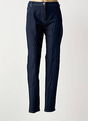 Jeans coupe slim tissage brut taille normale bleu BETTY BARCLAY femme