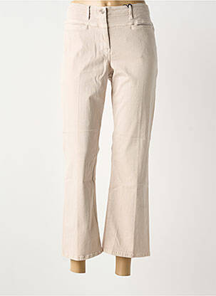 Jeans coupe droite stretch taille normale beige GERRY WEBER femme
