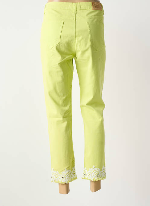 Jeans coupe slim vert LESLIE femme