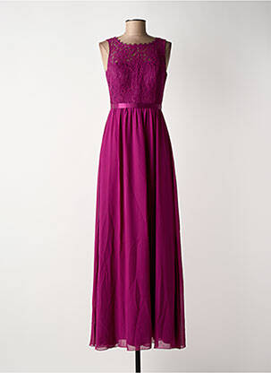 Robe longue sans manche sans manche violet BETTY BARCLAY femme