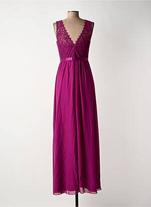 Robe longue sans manche sans manche violet BETTY BARCLAY femme