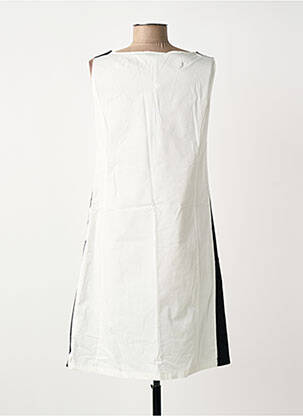 Robe mi-longue sans manche sans manche beige LESLIE femme