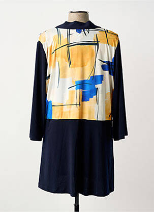 Twin-set coupe cintrée bleu GUY DUBOUIS femme
