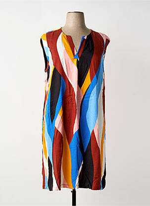 Robe mi-longue marron STREET ONE femme