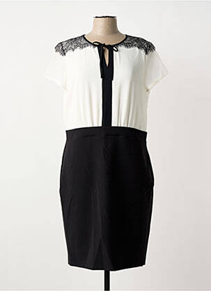 Robe mi-longue noir COMMA, femme