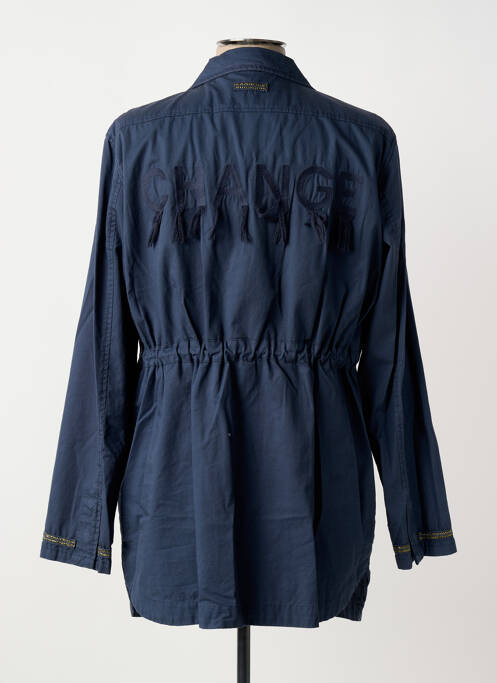 Parka manches longues sans capuche bleu CHANGE LOVING FASHION femme
