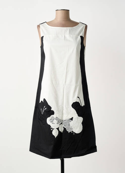 Robe mi-longue beige LESLIE femme