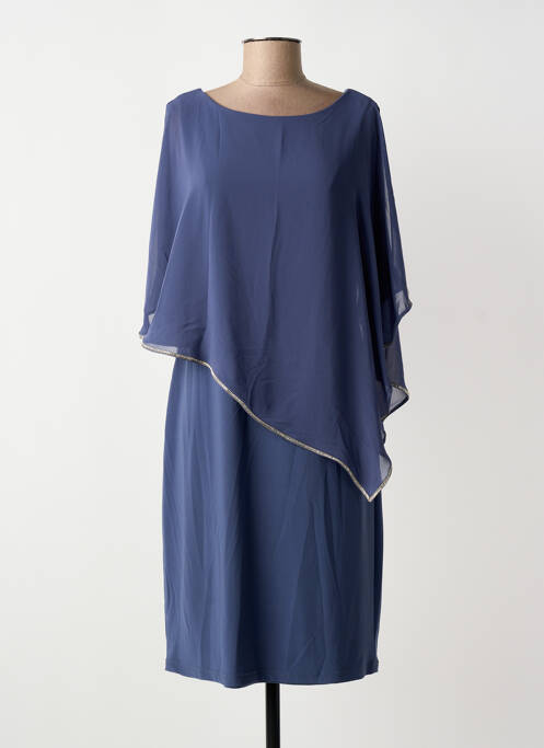 Robe mi-longue bleu JOSEPH RIBKOFF femme