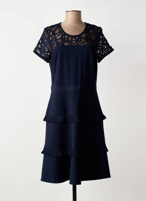 Robe mi-longue bleu JOSEPH RIBKOFF femme