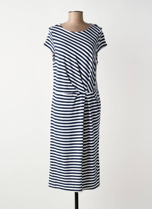 Robe mi-longue bleu JOY OF LIFE femme