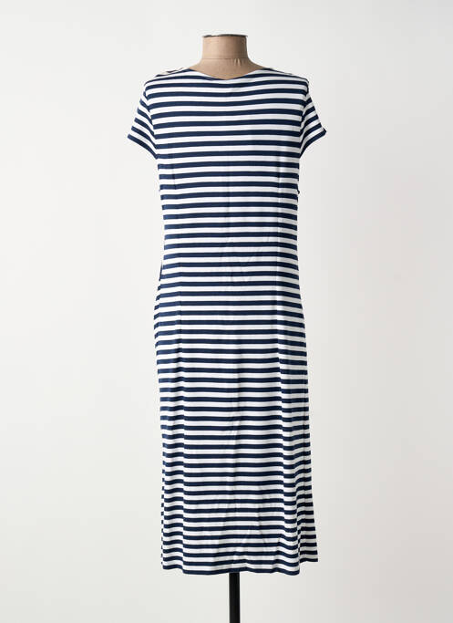 Robe mi-longue bleu JOY OF LIFE femme