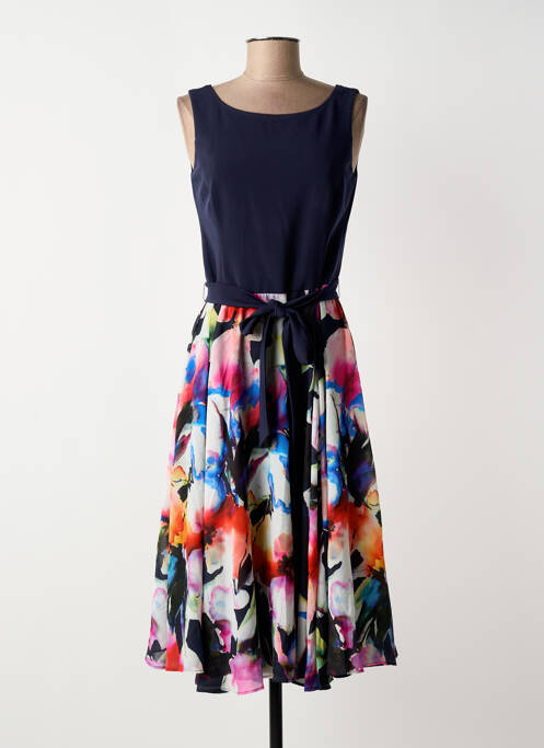 Robe mi-longue bleu VERA MONT femme