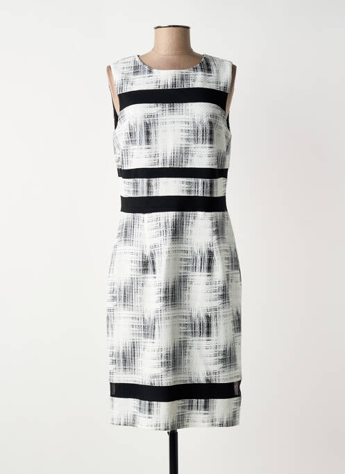 Robe mi-longue gris FRANK LYMAN femme