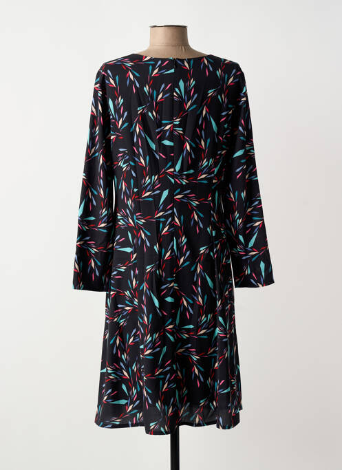Robe mi-longue noir GEVANA femme