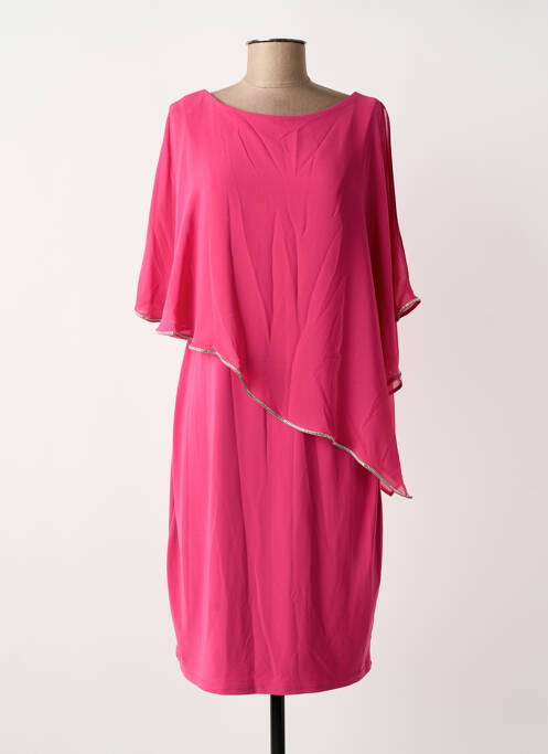 Robe mi-longue rose JOSEPH RIBKOFF femme