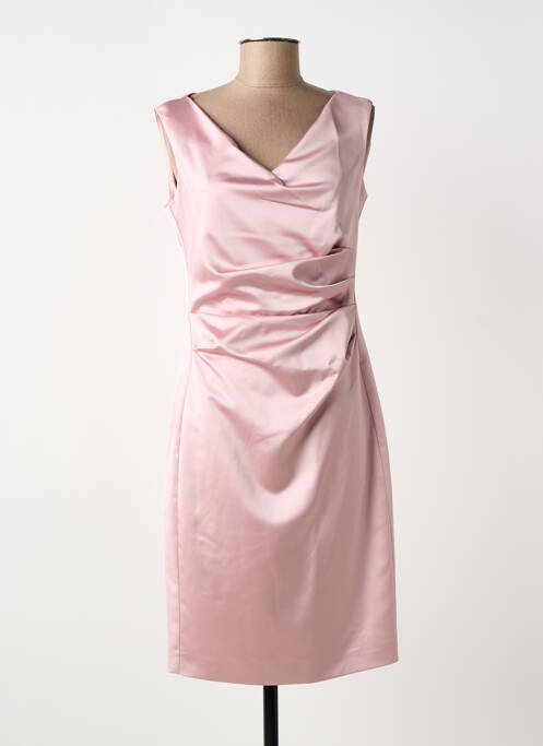 Robe mi-longue rose VERA MONT femme