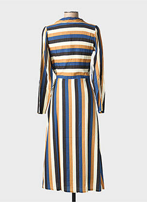 Robe longue manches longues manches longues bleu COMPAÑIA FANTASTICA femme