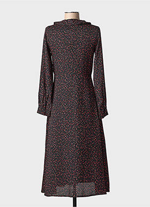 Robe longue manches longues manches longues noir COMPAÑIA FANTASTICA femme