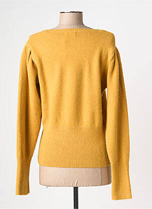 Pull col v manches longues jaune MOLLY BRACKEN femme