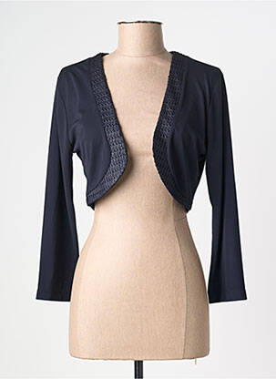 Boléro manches longues bleu EVA KAYAN femme
