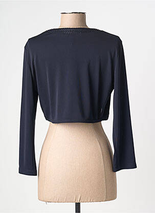 Boléro manches longues bleu EVA KAYAN femme