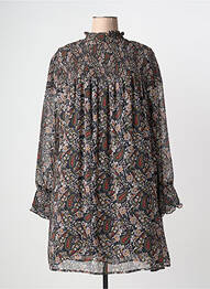 Robe courte manches longues manches longues noir FREEMAN T.PORTER femme