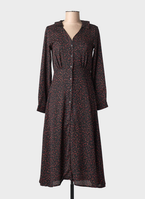 Robe longue manches longues manches longues noir COMPAÑIA FANTASTICA femme