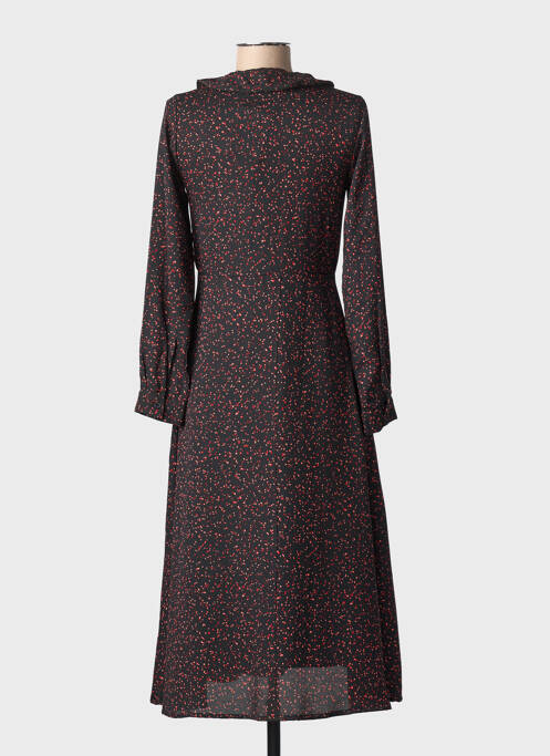 Robe longue manches longues manches longues noir COMPAÑIA FANTASTICA femme
