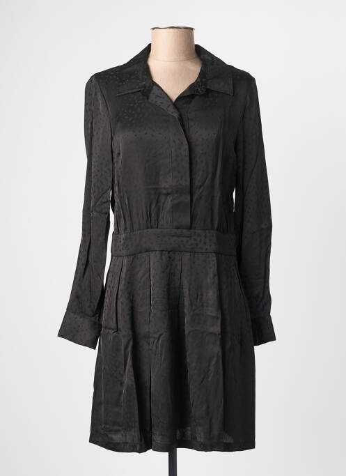 Robe courte manches longues manches longues noir MOLLY BRACKEN femme