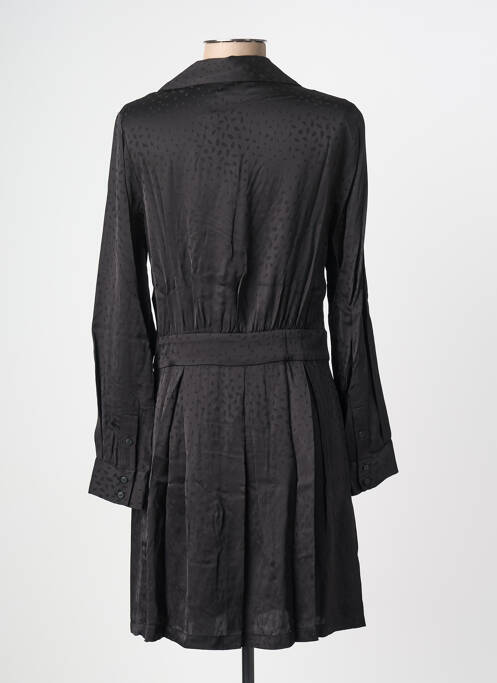 Robe courte manches longues manches longues noir MOLLY BRACKEN femme