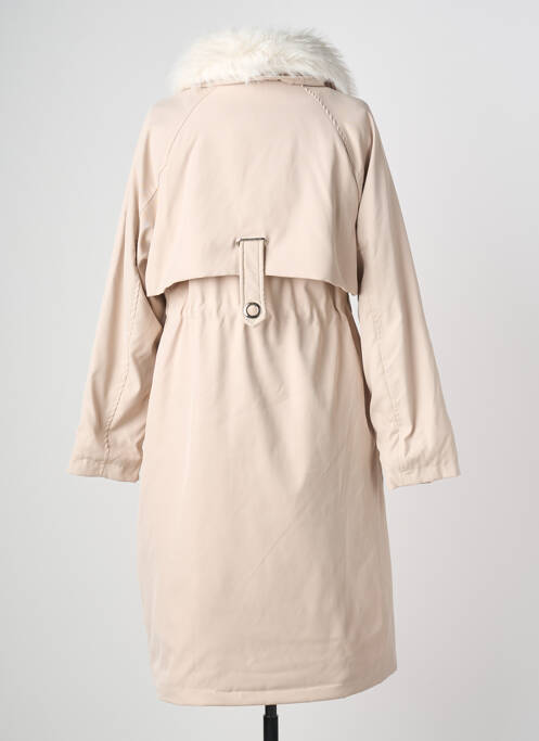 Manteau long beige MOLLY BRACKEN femme