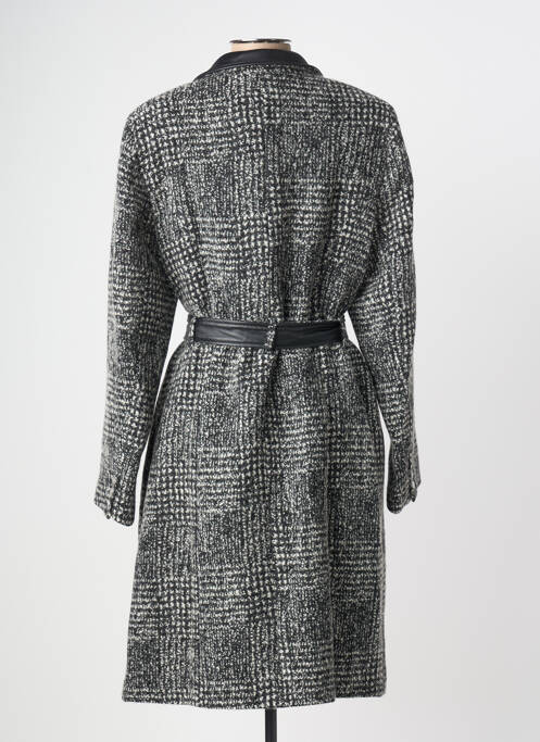 Manteau long noir EVA KAYAN femme