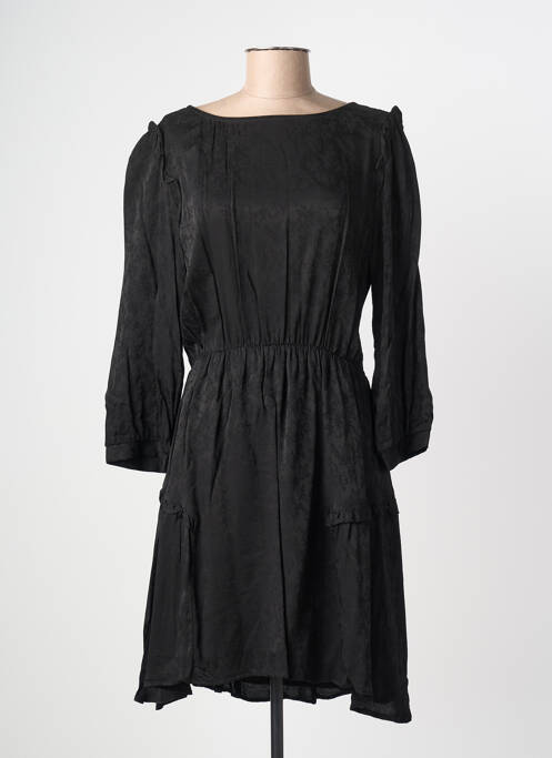 Robe mi-longue noir FREEMAN T.PORTER femme