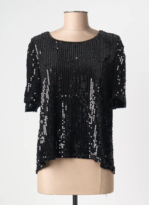 Top manches courtes manches courtes noir COMPAÑIA FANTASTICA femme