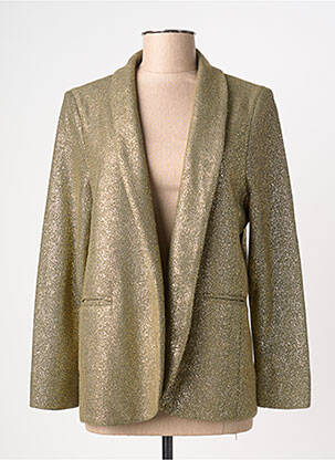 Blazer col châle or MOLLY BRACKEN femme