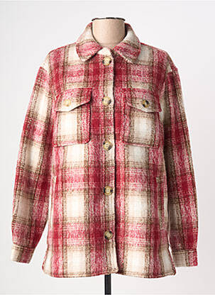 Veste casual coupe droite rouge FREEMAN T.PORTER femme