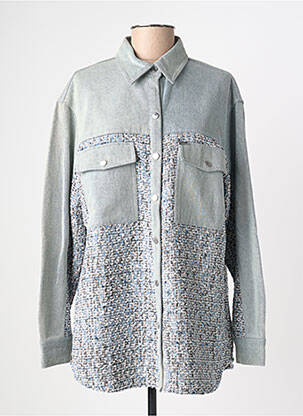 Veste casual coupe droite bleu SALSA femme
