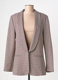 Blazer col châle marron FREEMAN T.PORTER femme