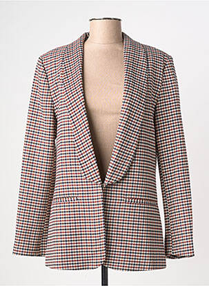 Blazer col châle marron FREEMAN T.PORTER femme