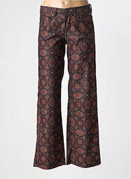 Jean coupe flare taille haute taille haute marron FREEMAN T.PORTER femme