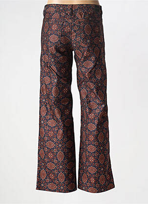 Jean coupe flare stretch taille haute marron FREEMAN T.PORTER femme