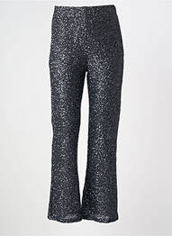 Pantalon flare stretch taille haute argent ANDY & LUCY femme