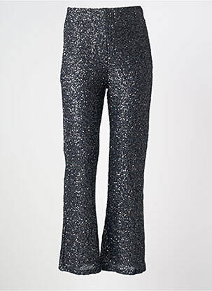 Pantalon flare stretch taille haute argent ANDY & LUCY femme