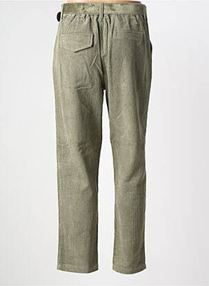 Pantalon droit coupe carotte taille haute vert MOLLY BRACKEN femme