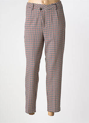 Pantalon 7/8 stretch taille normale marron FREEMAN T.PORTER femme