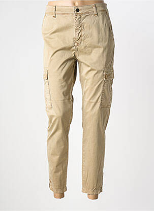 Pantalon cargo poches taille normale vert SALSA femme