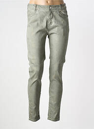 Jeans coupe slim stretch taille normale gris EVA KAYAN femme