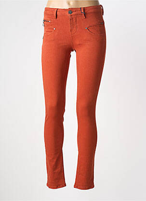 Jeans skinny stretch taille basse orange FREEMAN T.PORTER femme